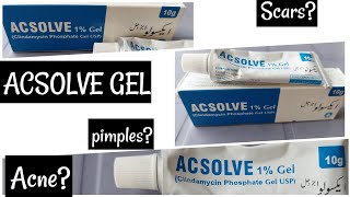 ACSOLVE 1%Gel ||Clindamycin phosphate gel usp)