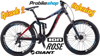 Giant Glory 2 DH restauration. Unboxing des pièces + bonus (disassembling bike)