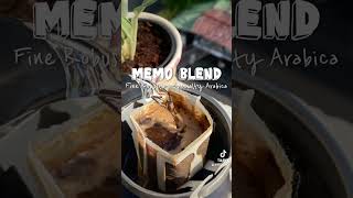 MEMO BLEND - Fine Robusta + Specialty Arabica 🌰🎋 #coffee #robusta #arabica #CoffeeWithMe