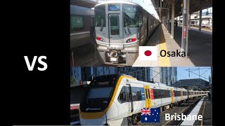 Compare to Japanese and Australian EMU trains