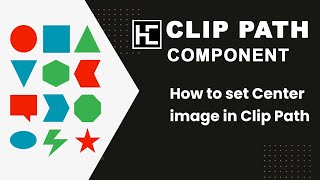 How to set Center image in Clip Path