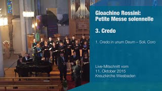 convivium musicum mainz: Rossini - Petite Messe solennelle - 3. Credo (1/2)