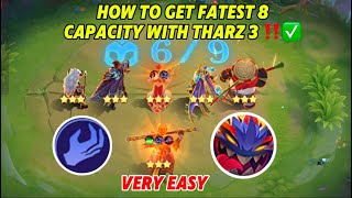 HOW TO GET FASTEST 8 CAPACITY WITH THARZ 3 ‼️✅ | THARZ 3 WITH ONLY SUMMONER VERY EASY SYNERGY😱🔥💯