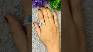 Diy bead ring💙#youtubepartner #relatable #handmade #handmadejewelry #diy #ring #jewelry