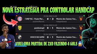 ESTAVA PERDENDO POR 2X0 FIZ UMA ESTRATÉGIA E VIREI PARA 4X2😱 - APRENDA A DOMINAR O HANDCAP! 🔥😏