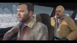 GTA V - Bank Robbery Mission... Micheal Faked His Death?