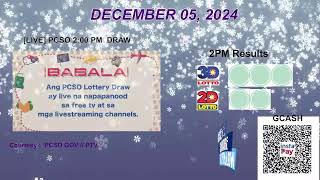 [LIVE] PCSO 2:00 PM DRAW - DECEMBER 05, 2024 LOTTO RESULTS