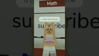 That one teacher 🙄🤪#roblox #brookhaven #covermusic #subscribe #shorts #love #cute #funnyvideo