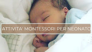 5 Attività Montessori per il Neonato