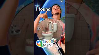 😱I Found Giant Tooth toilet🚽In Real life!?🤯On GoogleEarth and Googlemaps🌍@Universal-s2z#viralshort