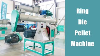 Ring Die Pellet Machine: 0.5-12 T/H  #livestock #poultry #feedmachine #machine #unit #factory