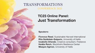 TC23 Online Panel  - Just Transformation