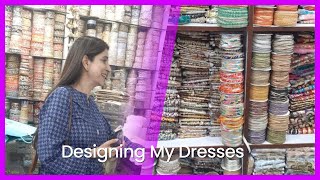 Designing My Dresses 👗 👗 Given To Tailor Master 💕 💕 Vlog 498