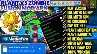 Plant VS Zombie Fusion Edition Mod Apk V2.1.3 | PVZ Fusion Mod Menu Latest Version Terbaru No Reload