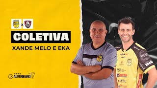 COLETIVA PRÉ-JOGO (JARAGUÁ FUTSAL x CAMPO MOURÃO) - XANDE MELO E EKA