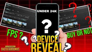 DEVICE REVEAL 😍|GAMING TEST |UNDER 24K FOR GAMING 😯|FPS& BATTERY MAH💞|NEWSOP93|