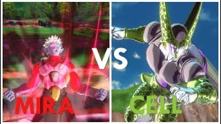 MIRA VS CELL DRAGON BALL XENAOVERSE 2