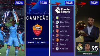 Simulei do EA FC 24 até 2039!