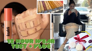 This concealer is....🤯 - 12hr wear test l Kulfi Concealer Mango Drop review