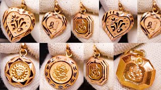 gold om locket design with price - 18k gold om pendant