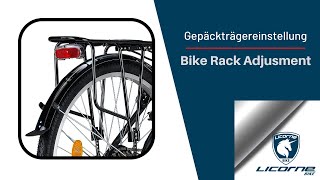 Licorne Bike Gepäckträgereinstellung (Licorne Bike Rack Adjustment)