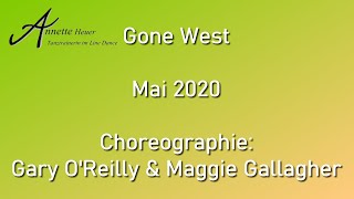 Gone West - Line Dance (Demo und Anleitung)