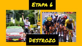 RESUMEN DE LA ETAPA 6 DEL TOUR DE FRANCIA 2021🇨🇵