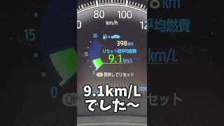 新型ヴォクシーに5,000km乗ってみての平均燃費がこちら、、、。