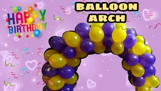 How To Make Balloon Arch Without Stand | DIY Birthday Party Decoration | Balloon Arch | DIY Garland