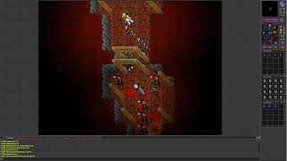 Tibia 7.4 (Eternia. Level 100 Sorcerer tries to solo Parchment Room Quest)