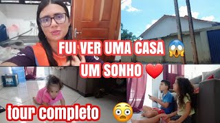 FUI VER UMA CASA 🙌 UM SONHO 🥺😱 TOUR! CECÍLIA APRENDEU ENGATINHAR 🥰