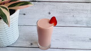 Apple strawberry milk shake | ramadan special juice | variety juice recipe