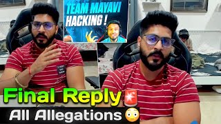 Mayavi Final Reply On All hacking Allegations 😳🚨 Krafton Response ✅