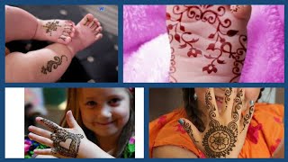 Beautiful and Cute Henna designs for Little hands and feet.