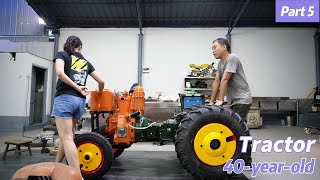 Restoring a Vintage 40 year old 12 Horsepower Compact Tractor  - Part 5