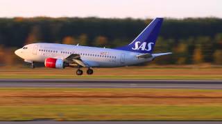 SAS Boeing 737-683 LN-RPG landing at Stockholm Arlanda 11.10.2014