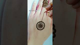 Unique and simple finger mehndi design 💕👌 | Mehndi designs #shorts