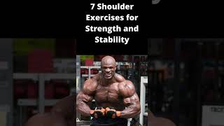 7 Shoulder Exercises for Strength and Stability || Shoulder Workout | #shorts