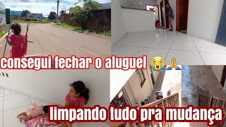 LIMPANDO TUDO PRA MUDANÇA 🙌 CONSEGUI ALUGAR O APARTAMENTO 🙌🙏