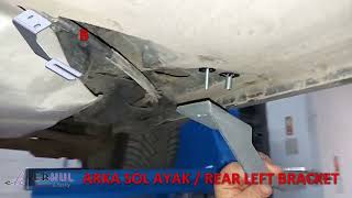 Ford kuga 2008 2012 running board installation