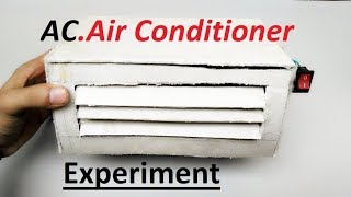 Experiment make Air conditioner & Air Cooler at home | Mr Gactack