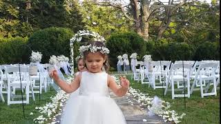 Flower Girls at Martin & Nicole's wedding in November, 2016