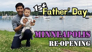 Minneapolis Re-open | Father's Day VLOG | She Lost Her Phone | 1살 아기랑 미니애폴리스 방문 브이로그