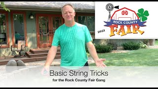 Basic String Tricks with a yo-yo for the crew from the Rock County Fair