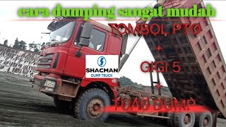 Cara dumping/menaikan vesel dump truck sachman F3000