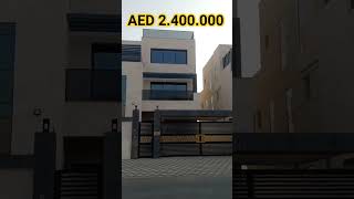 villa for sale in Ajman فلل للبيع في عجمان تملك حر جميع الجنسيات/افضل اسعار عقارات فلل في الامارات