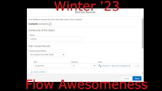 Flow Winter '23 Salesforce Features  - LIve!