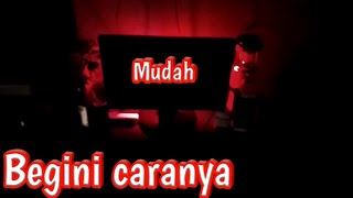 Cara membuat lampu merah dengan lampu putih