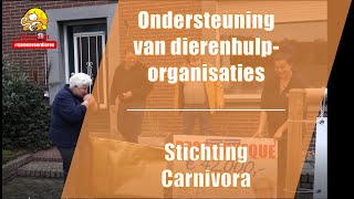 Carnivora ontvangt Droomcheque