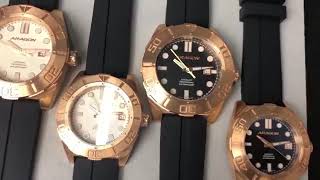 ARAGON Hercules Bronze Automatic 43mm and 50mm  SII NH35